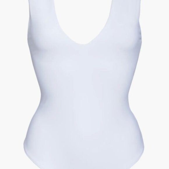 Intimately Free People Keep It Sleek Bodysuit White L NWT - Picture 5 of 14